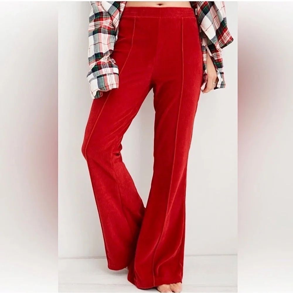 Aerie NWT Groove On Ribbed Flare Pants - Picture 1 of 8